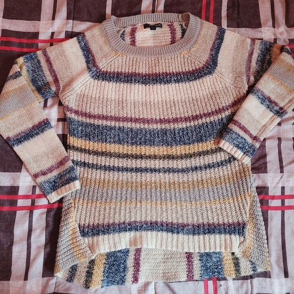 Jordache Striped Knitted Sweater - Picture 2 of 5